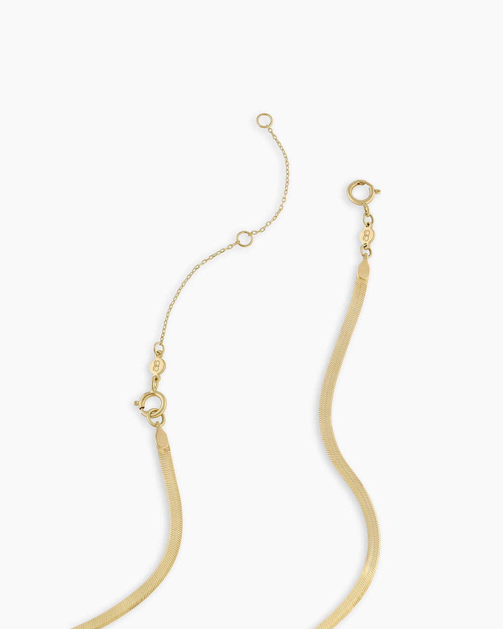 Necklace Extender || option::14K Solid Gold