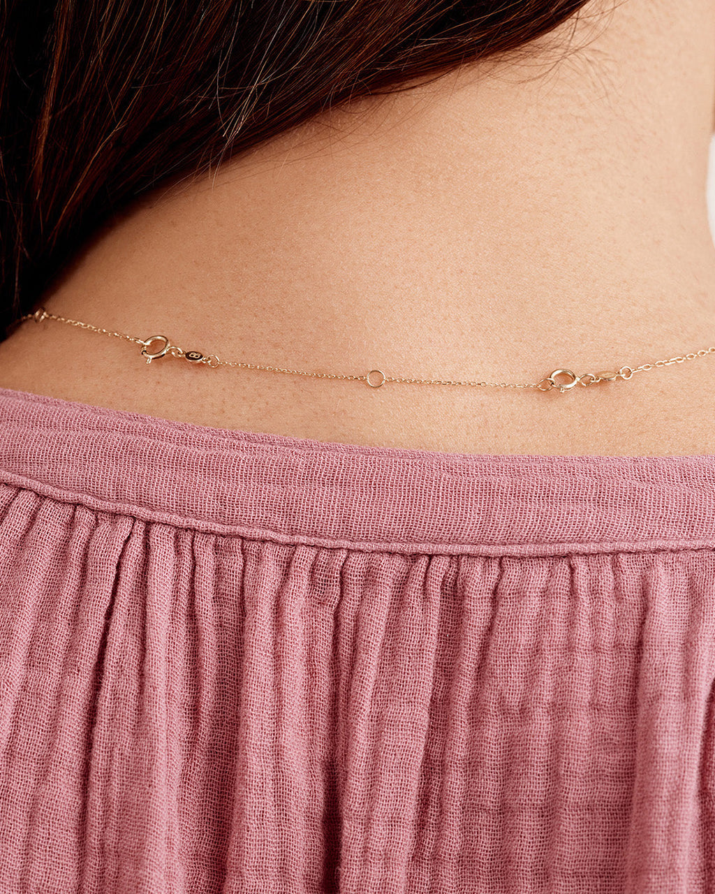 Necklace Extender || option::14K Solid Gold