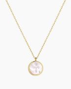 Zodiac Necklace - Gemini, Astrology Coin Necklace, Gemini Necklace || option::18K Gold Plated, Aries