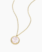 Zodiac Necklace - Gemini, Astrology Coin Necklace, Gemini Necklace || option::18K Gold Plated, Aries