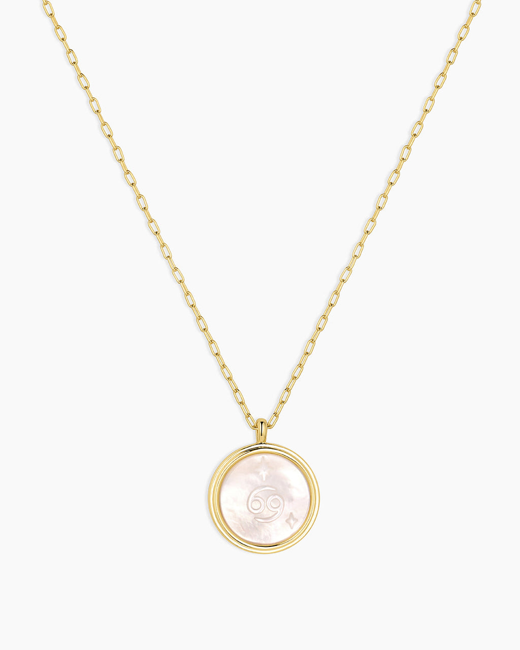Zodiac Necklace - Scorpio, Astrology Coin Necklace, Scorpio Necklace || option::18K Gold Plated, Cancer