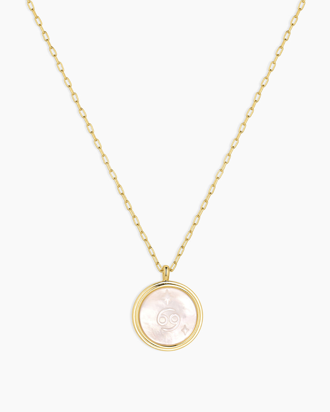 Zodiac Necklace - Scorpio, Astrology Coin Necklace, Scorpio Necklace || option::18K Gold Plated, Cancer