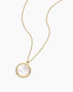 Zodiac Necklace - Scorpio, Astrology Coin Necklace, Scorpio Necklace || option::18K Gold Plated, Libra