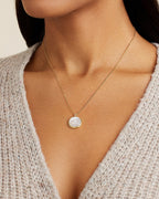 Zodiac Necklace - Libra, Astrology Coin Necklace, Libra Necklace || option::18K Gold Plated, Libra
