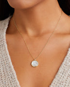 Zodiac Necklace - Scorpio, Astrology Coin Necklace, Scorpio Necklace || option::18K Gold Plated, Scorpio