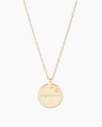 Zodiac Necklace - Sagittarius, Astrology Coin Necklace, Sagittarius Necklace || option::18K Gold Plated, Sagittarius