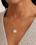 Zodiac Necklace - Sagittarius, Astrology Coin Necklace, Sagittarius Necklace || option::18K Gold Plated, Sagittarius