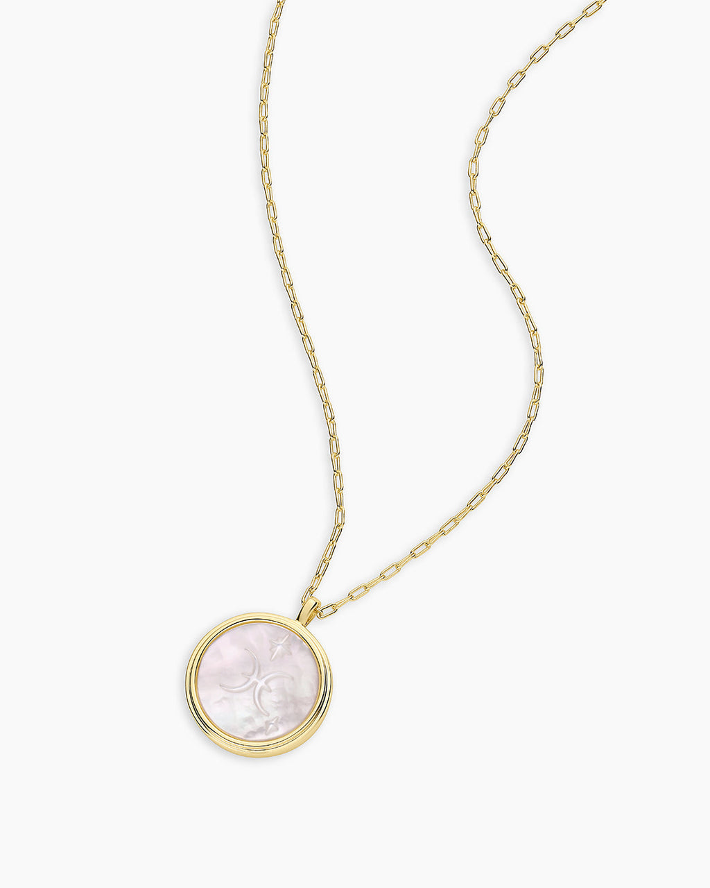 Zodiac Necklace - Aquarius, Astrology Coin Necklace, Aquarius Necklace || option::18K Gold Plated, Pisces