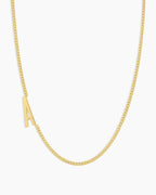 Wilder Alphabet Necklace Alphabet Necklace #A || option::18K Gold Plated, A