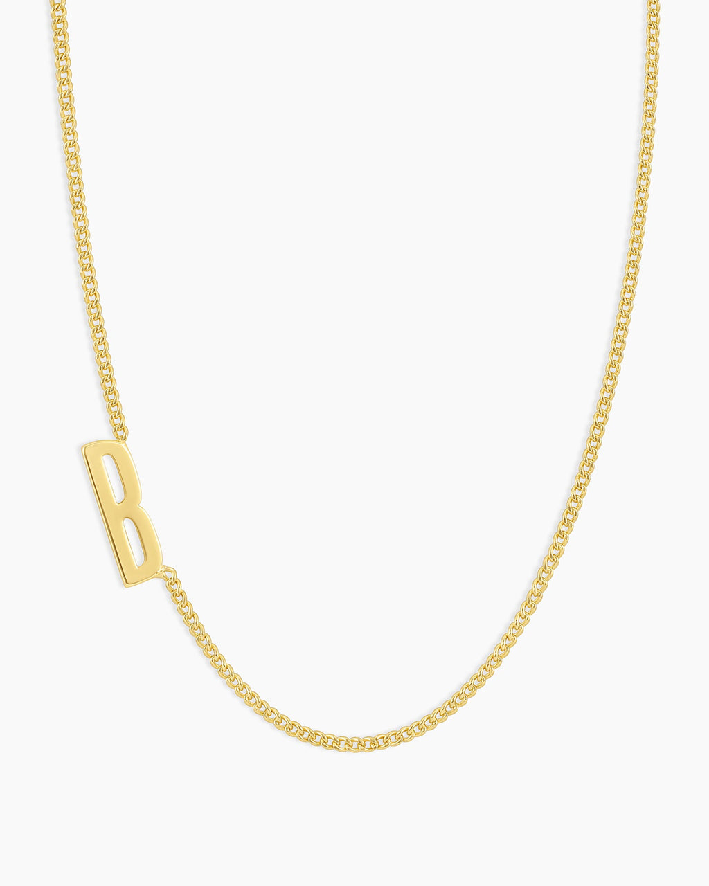 Wilder Alphabet Necklace Alphabet Necklace #B || option::18K Gold Plated, B