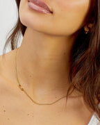 Wilder Alphabet Necklace Alphabet Necklace #C || option::18K Gold Plated, C