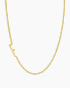 Wilder Alphabet Necklace Alphabet Necklace #F || option::18K Gold Plated, F