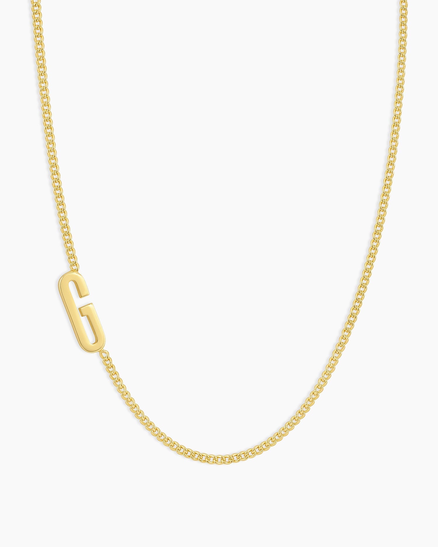 Wilder Alphabet Necklace Alphabet Necklace #G || option::18K Gold Plated, G