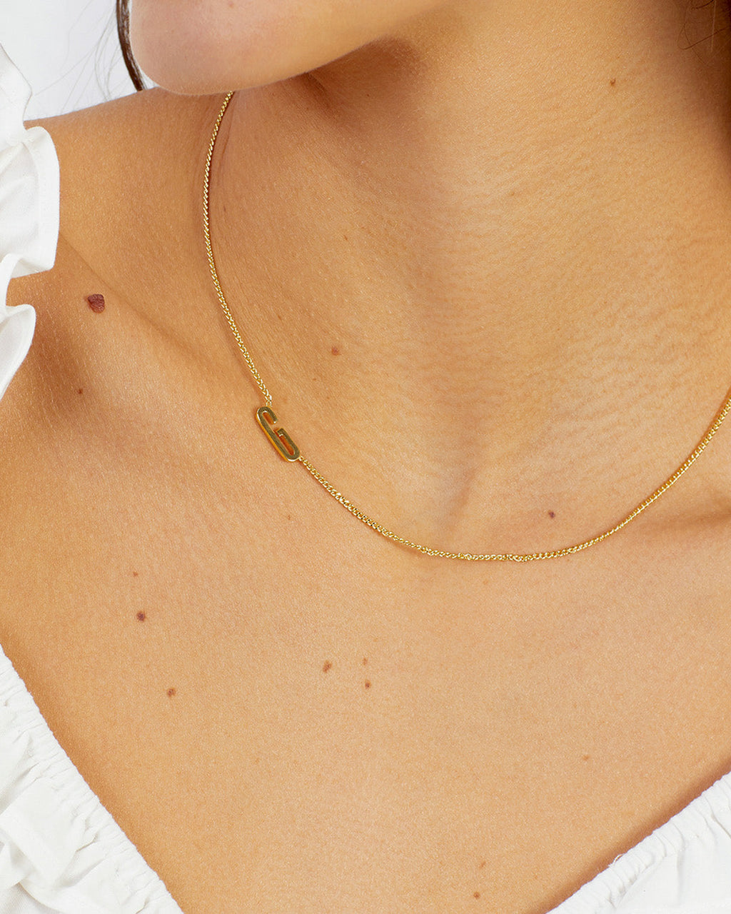 Wilder Alphabet Necklace Alphabet Necklace #G || option::18K Gold Plated, G