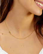 Wilder Alphabet Necklace Alphabet Necklace #P || option::18K Gold Plated, P