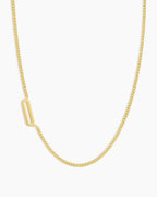 Wilder Alphabet Necklace Alphabet Necklace #Q || option::18K Gold Plated, Q