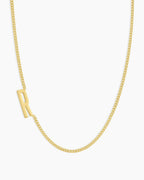 Wilder Alphabet Necklace Alphabet Necklace #R || option::18K Gold Plated, R