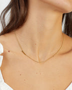Wilder Alphabet Necklace Alphabet Necklace #T || option::18K Gold Plated, T