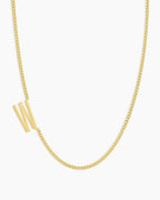 Wilder Alphabet Necklace Alphabet Necklace #W || option::18K Gold Plated, W