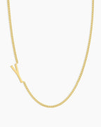 Wilder Alphabet Necklace Alphabet Necklace #Y || option::18K Gold Plated, Y