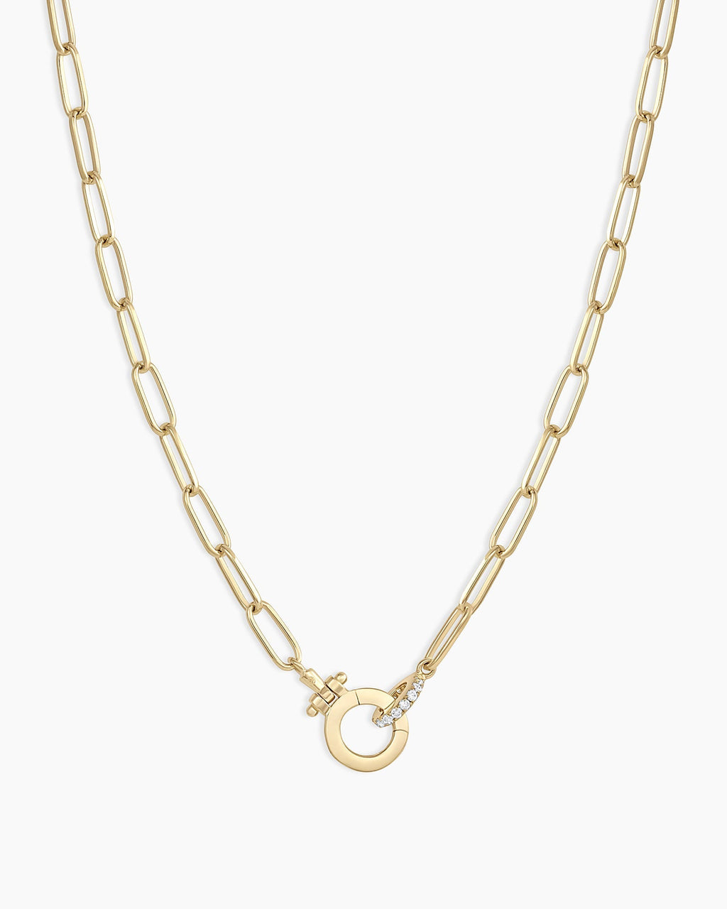 Diamond ParkerNecklace  || option::14K Solid Gold