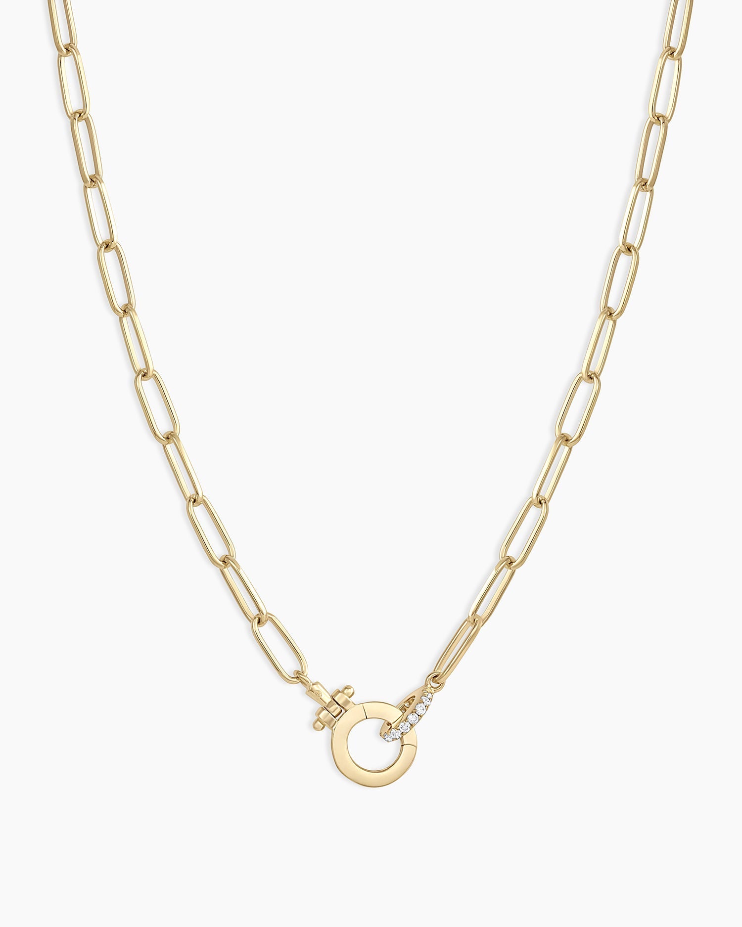 Diamond ParkerNecklace  || option::14K Solid Gold