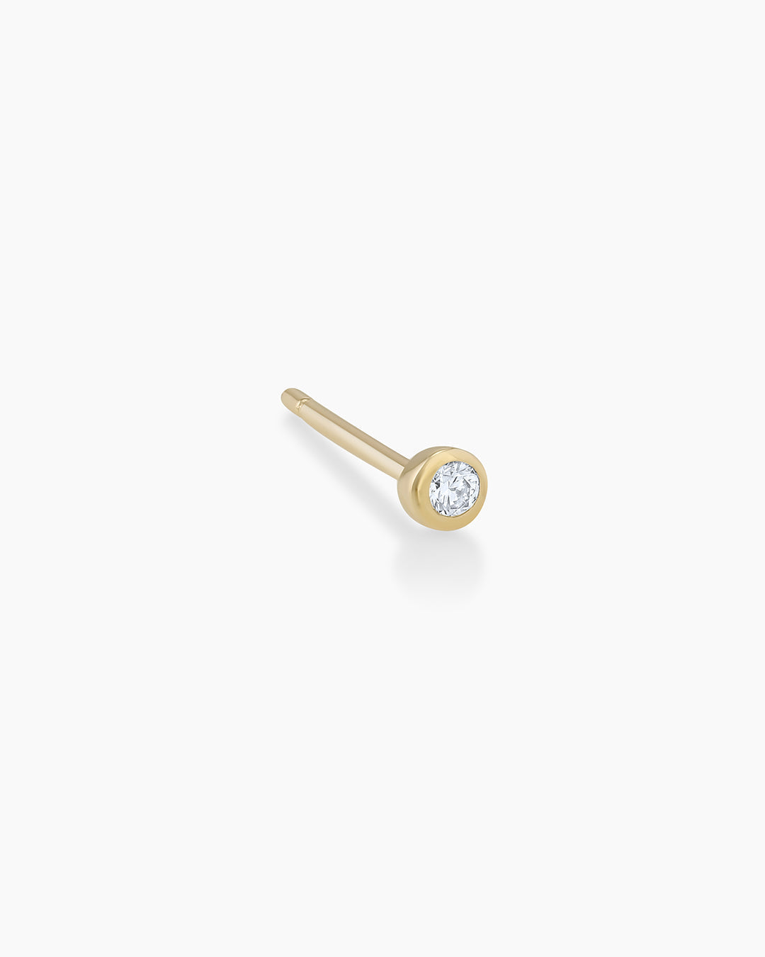 Classic Diamond Stud || option::14K Solid Gold