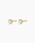 Classic Diamond Studs || option::14K Solid Gold