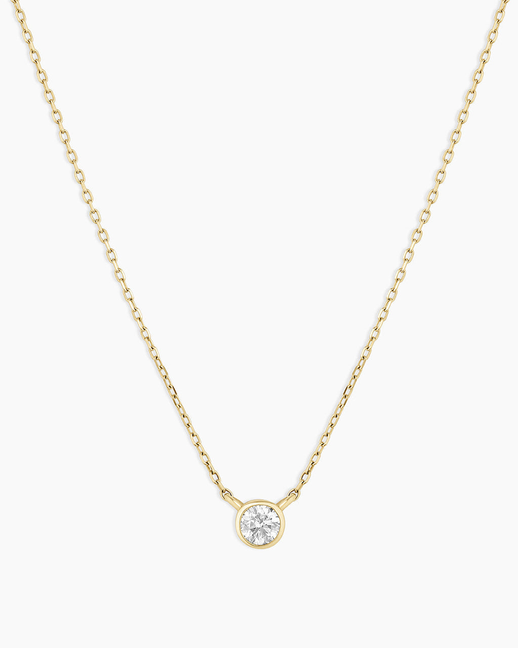 Classic Diamond Necklace || option::14K Solid Gold
