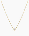Classic Diamond Necklace || option::14K Solid Gold