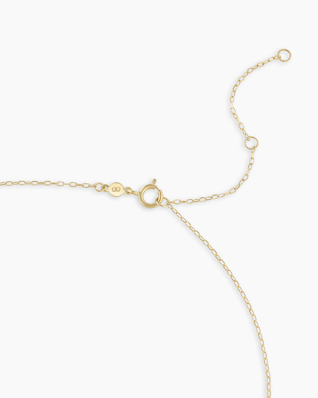 Classic Five Diamond Necklace || option::14K Solid Gold