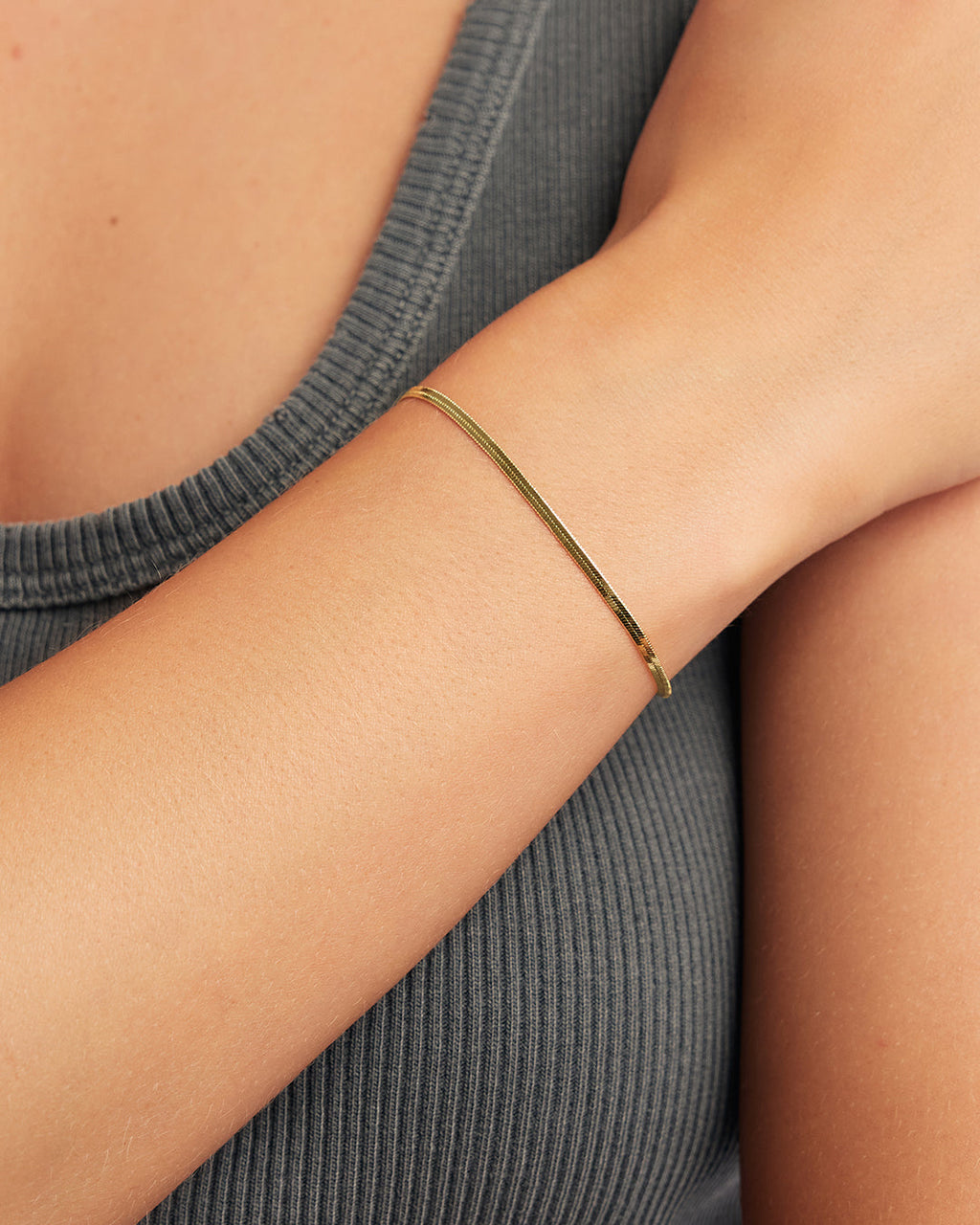 Venice Mini Bracelet || option::18K Gold Plated