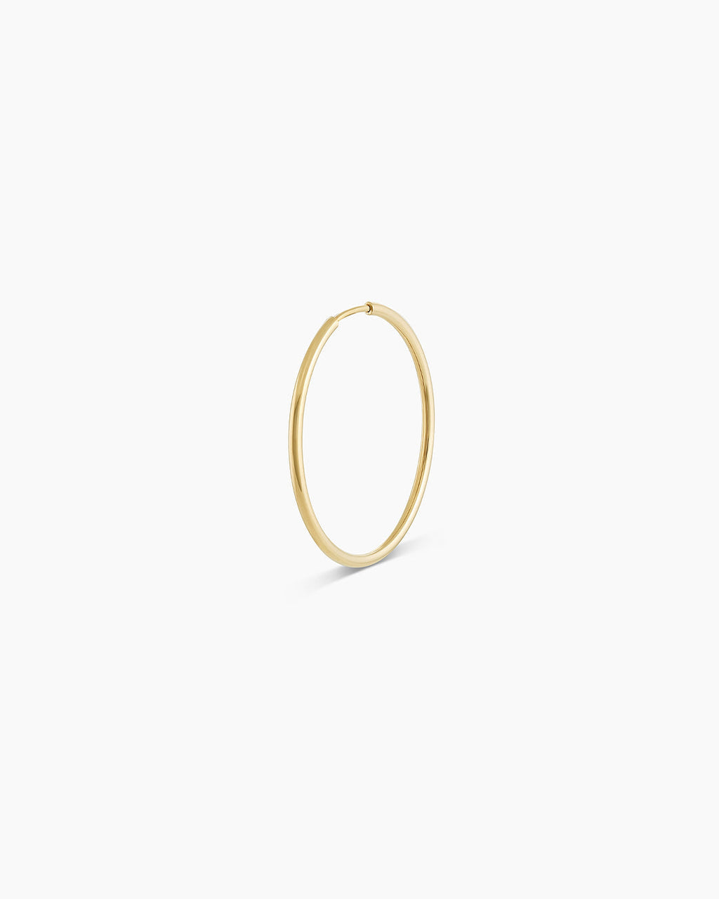 Classic Gold Hoop || option::14K Solid Gold, 22mm
