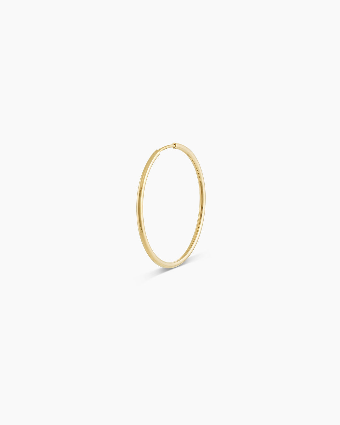 Classic Gold Hoop || option::14K Solid Gold, 22mm