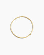 Classic Gold Hoop || option::14K Solid Gold, 30mm
