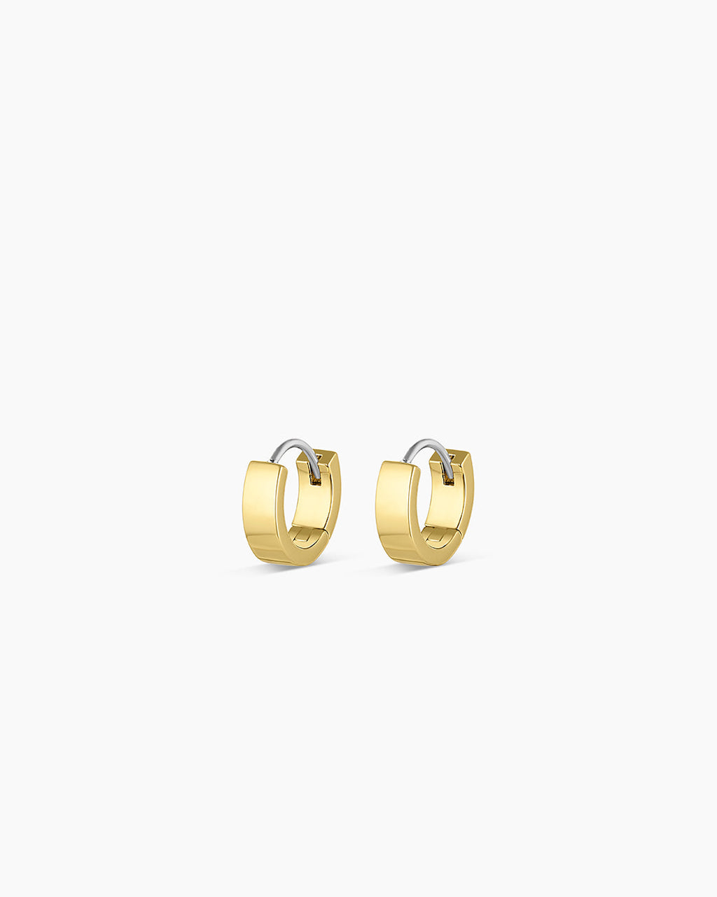 Rose Huggies Chunky huggies || option::18K Gold Plated