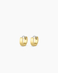 Rose Huggies Chunky huggies || option::18K Gold Plated