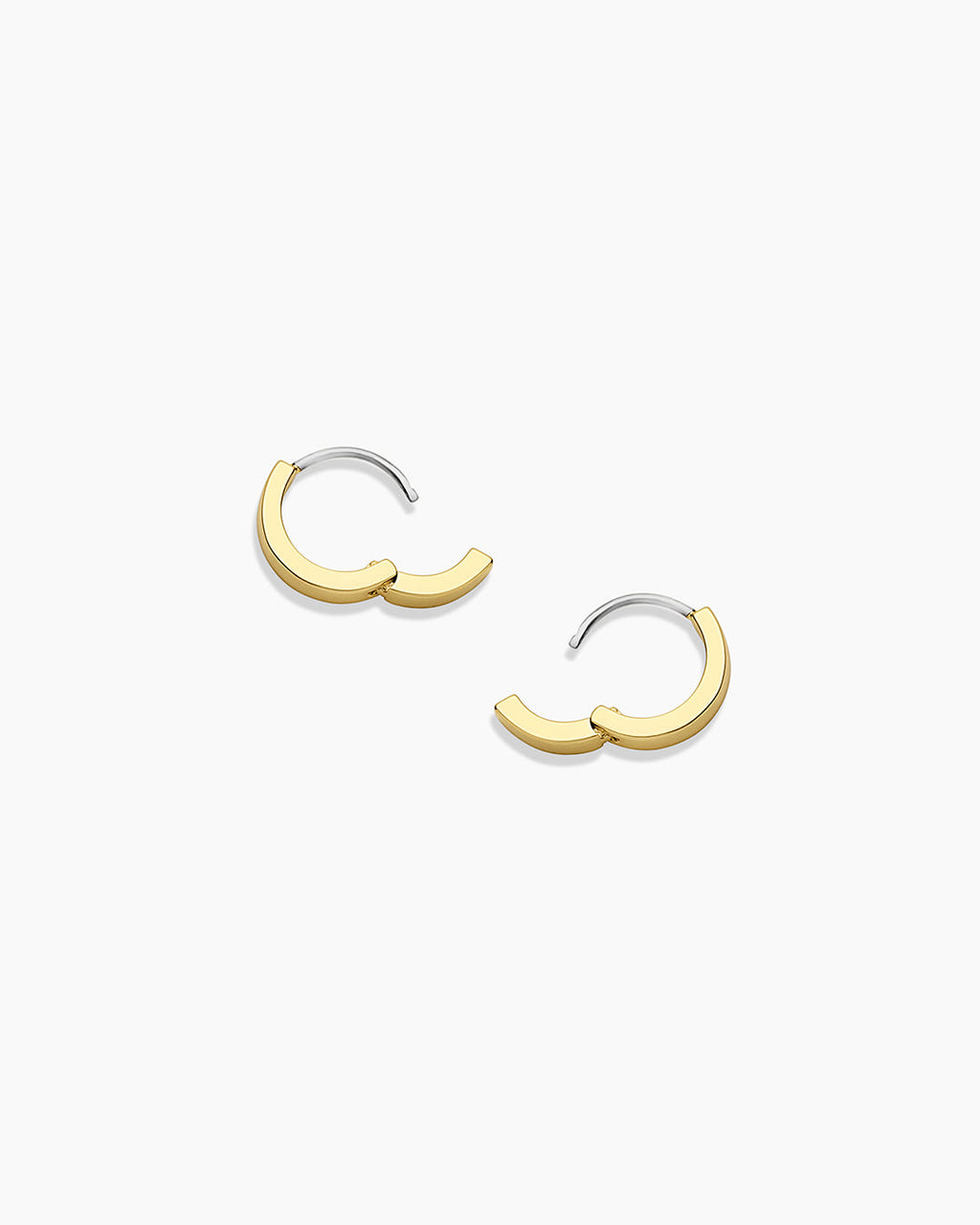 Rose Huggies Chunky huggies || option::18K Gold Plated