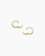 Rose Huggies Chunky huggies || option::18K Gold Plated