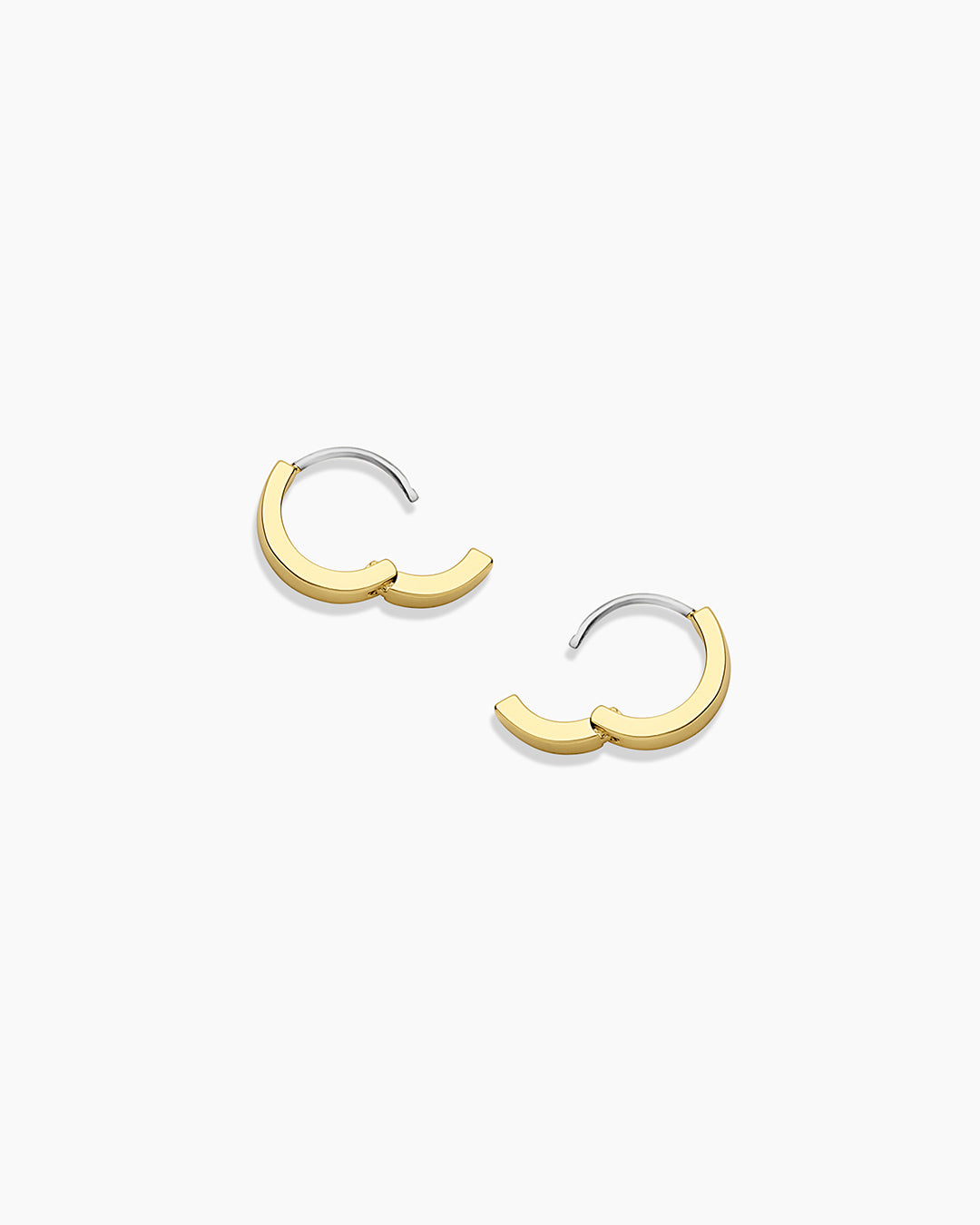 Rose Huggies Chunky huggies || option::18K Gold Plated