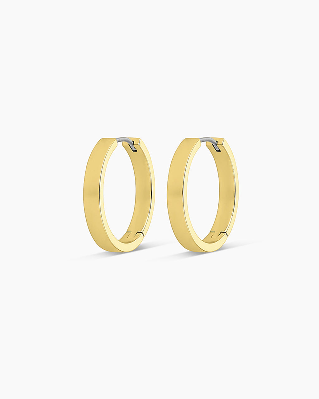 Rose Hoops Chunky hoops || option::18K Gold Plated
