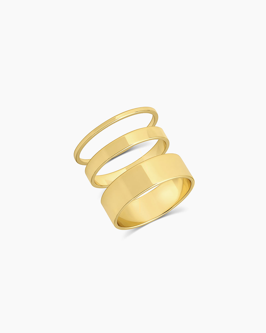 Rose Ring Cigar Band || option::18K Gold Plated