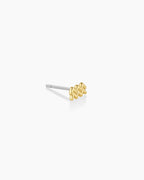Zodiac Charm Stud - Aquarius || option::18K Gold Plated, Aquarius