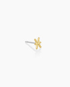 Zodiac Charm Stud - Pisces || option::18K Gold Plated, Pisces