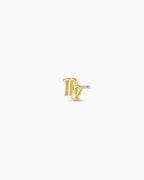 Zodiac Charm Stud - Virgo || option::18K Gold Plated, Virgo