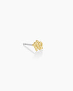 Zodiac Charm Stud - Virgo || option::18K Gold Plated, Virgo