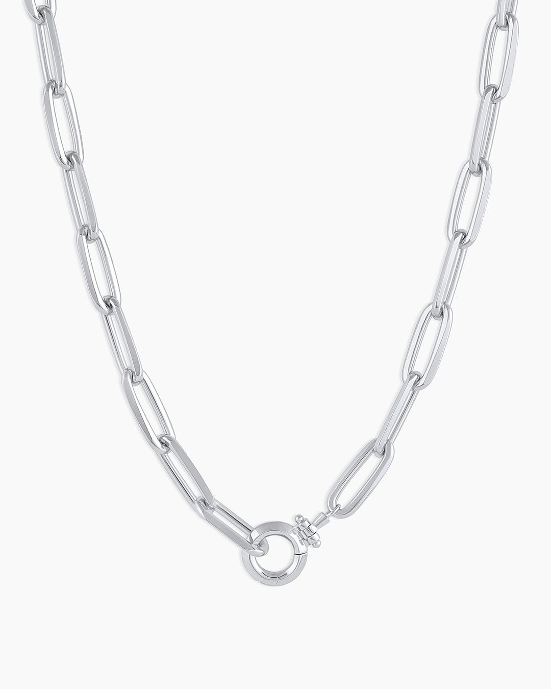 Parker XL Necklace || option::Silver Plated