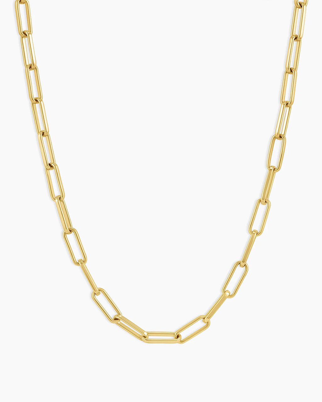 Parker Necklace Paperclip Necklace || option::20 in., 18K Gold Plated