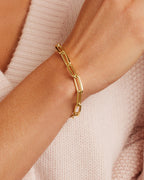 Parker XL Bracelet || option::18K Gold Plated
