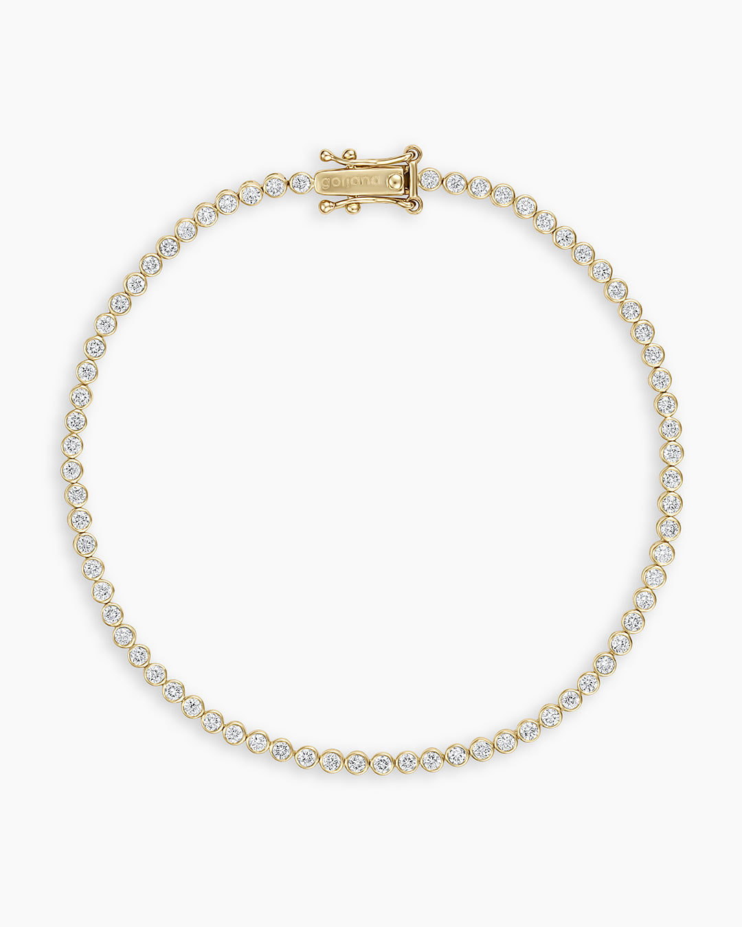Classic Diamond Tennis Bracelet || option::14K Solid Gold